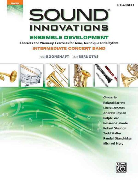 Sound Innovations for Concert Band -- Ensemble Development for Intermediate Concert Band: B-flat Clarinet 2 cover