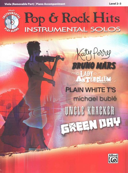 Pop & Rock Hits Instrumental Solos for Strings: Viola, Book & CD (Pop Instrumental Solo Series) cover