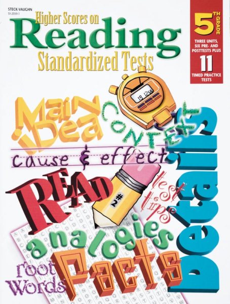 Steck Vaughn Higher Scores on Reading Standardized Tests: Student Test Grade 5 cover