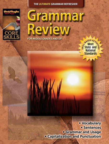 Core Skills: Grammar Review: Reproducible cover