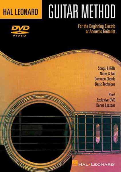 Hal Leonard Guitar Method DVD: For the Beginning Electric or Acoustic Guitarist cover