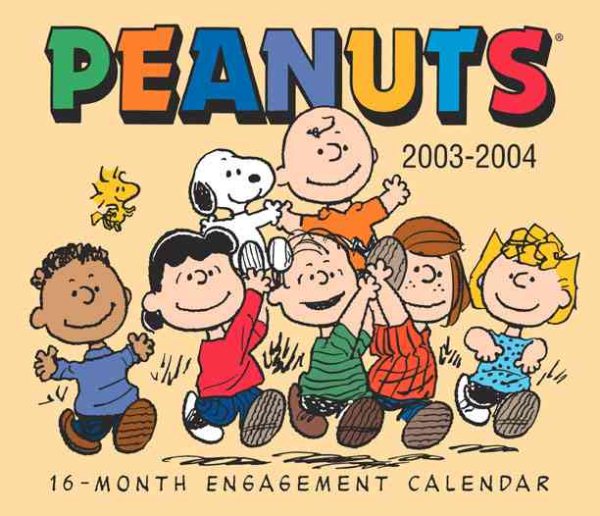 Peanuts 16-Month Engagement Calendar cover