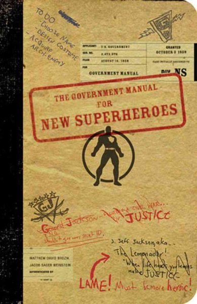 The Government Manual for New Superheroes cover