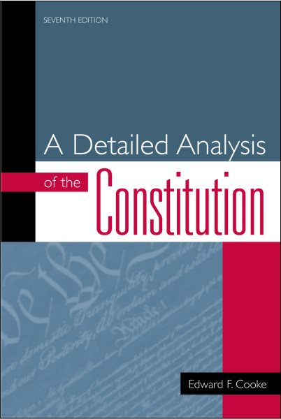 A Detailed Analysis of the Constitution cover