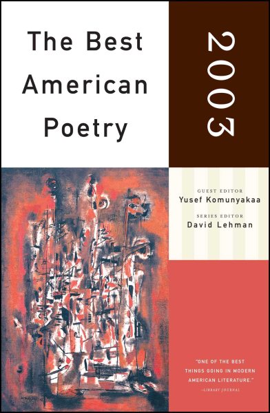The Best American Poetry 2003 cover