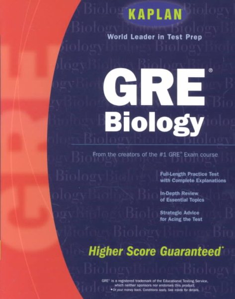 Kaplan GRE Biology cover