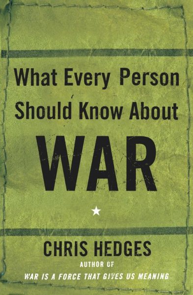 What Every Person Should Know About War cover