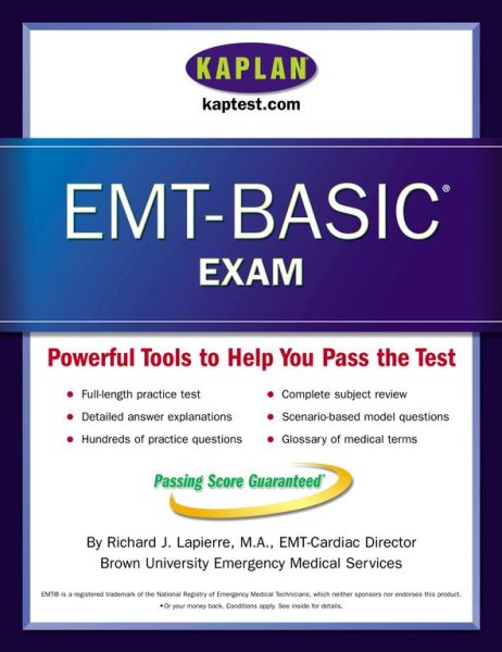 Kaplan EMT Basic Exam cover