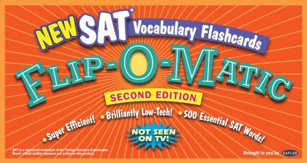 Kaplan SAT Vocabulary Flashcards Flip-O-Matic, 2nd edition cover