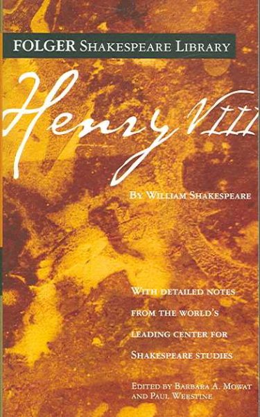 Henry VIII (Folger Shakespeare Library) cover