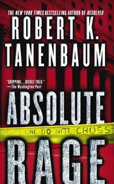 Absolute Rage (A Butch Karp-Marlene Ciampi Thriller) cover