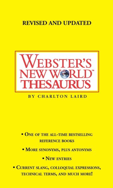 Webster's New World Thesaurus: Third Edition cover