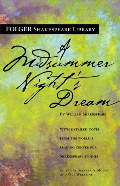 A Midsummer Night's Dream (Folger Shakespeare Library) cover
