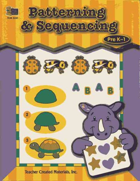 Patterning & Sequencing: Pre K-1 (Beginning Skills) cover