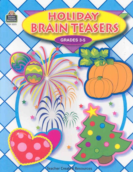 Holiday Brain Teasers, Grades 3-5 cover