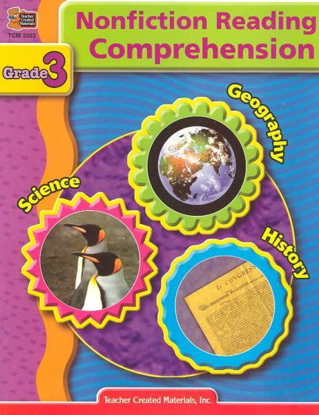 Nonfiction Reading Comprehension Grade 3 cover