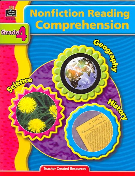 Teacher Created Resources Nonfiction Reading Comprehension, Grade 4 cover