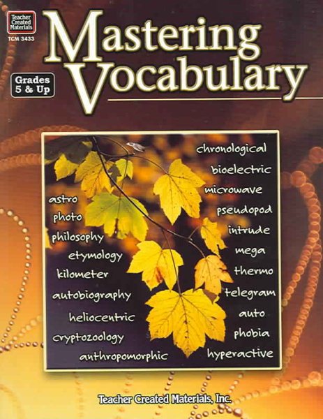 Mastering Vocabulary: Grades 5 & Up cover