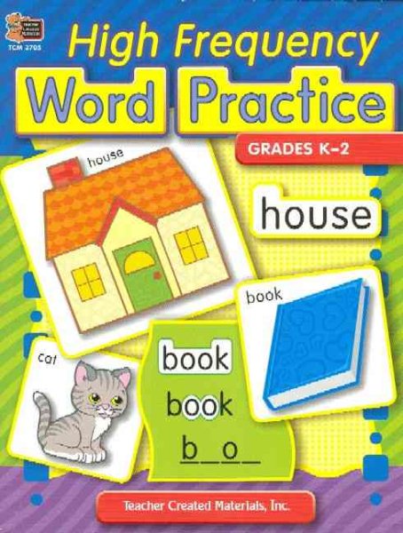 High Frequency Word Practice: Grades K-2 cover
