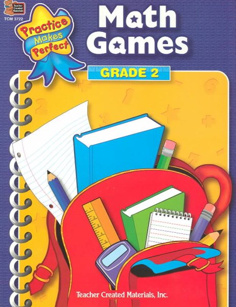 Math Games Grade 2 (Practice Makes Perfect) cover