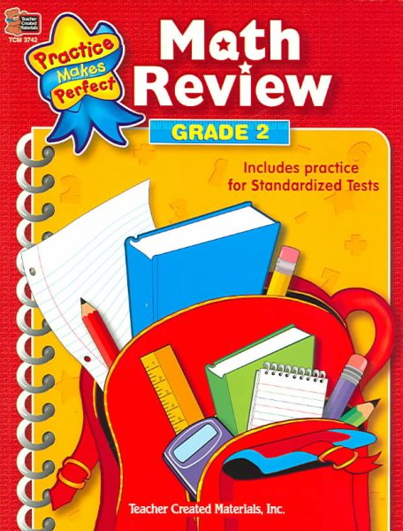 Math Review Grade 2 (Practice Makes Perfect (Teacher Created Materials)) cover
