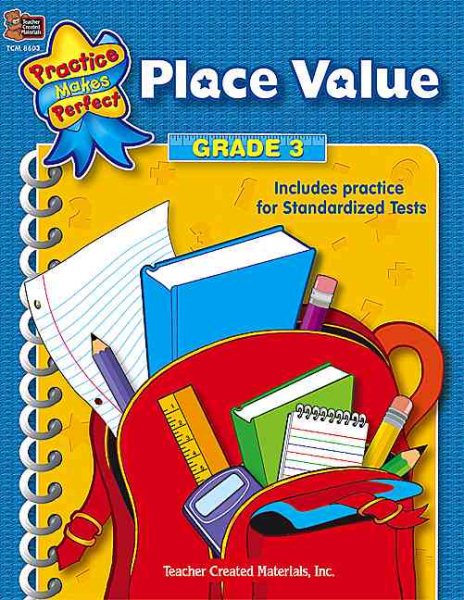 Place Value Grade 3: Place Value Grade 3 (practice makes perfect) cover
