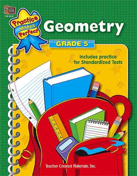 Geometry, Grade 5 (Practice Makes Perfect series) cover