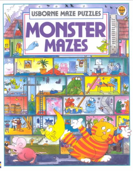 Monster Mazes (Usborne Maze Fun) cover