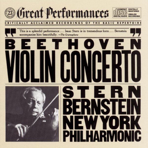 Beethoven: Violin Concerto (CBS Great Performances) cover