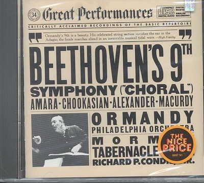 Beethoven: Symphony No. 9 in D Minor, Op. 125 "Choral" cover