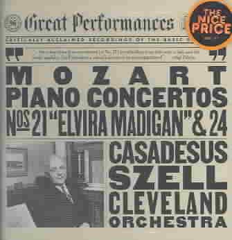 Mozart: Piano Concerto No. 21 in C Major, K. 467 "Elvira Madigan" & Piano Concerto No. 24 in C Minor, K. 491 cover