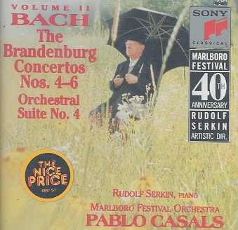 Bach: Brandenburg Concerti Nos. 4-6 & Orchestral Suite No. 4 cover