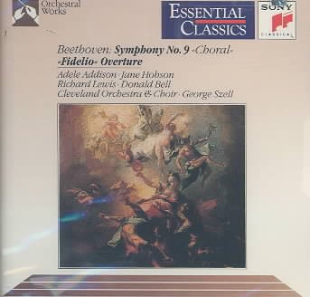 Beethoven: Symphony No. 9: Choral / Fidelio Overture (Essential Classics) cover