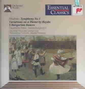 Brahms: Symphony No. 1 / Variations on a Theme / 5 Hungarian Dances (Essential Classics) cover
