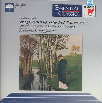 Beethoven: String Quartets Op. 59, Nos. 1 & 2 cover
