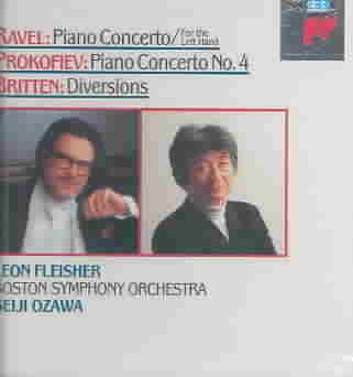 Ravel: Piano Concerto for the Left Hand/Prokofiev: Piano Concerto No. 4/Britten: Diversions cover