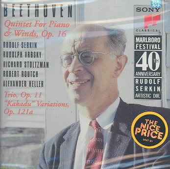Beethoven: Quintet for Piano & Winds / Trio for Piano, Clarinet & Cello / "Kakadu" Variations, Opp. 11, 16, 121a