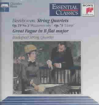 Beethoven: String Quartets Op.59, No.3 'Razumovsky': Op.74 'Harp': Great Fugue in B flat major cover