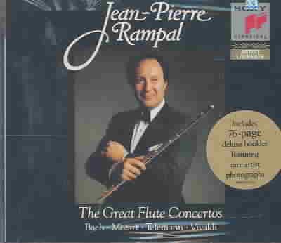 The Great Flute Concertos - Jean-Pierre Rampal cover