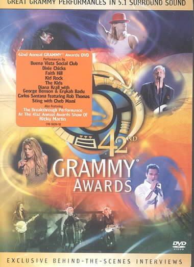 42nd Grammy Awards cover
