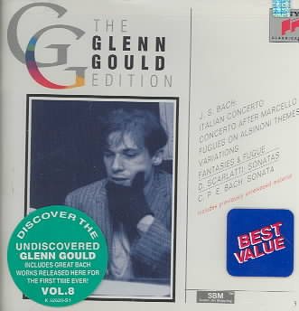 Glenn Gould: Plays Bach cover