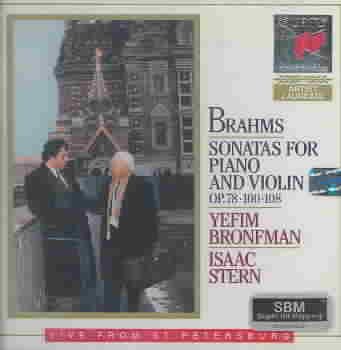 Brahms: Sonatas for Piano and Violin, Op. 78, 100, 108 cover