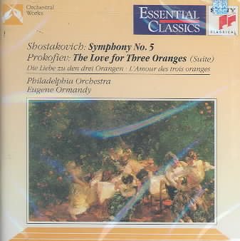Shostakovich: Symphony No. 5 / Prokofiev: Love for Three Oranges Suite (Essential Classics) cover