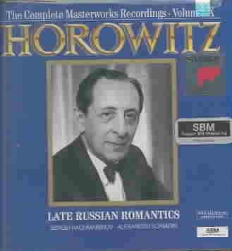 The Complete Masterworks Recordings Vol. IX: Late Russian Romantics cover