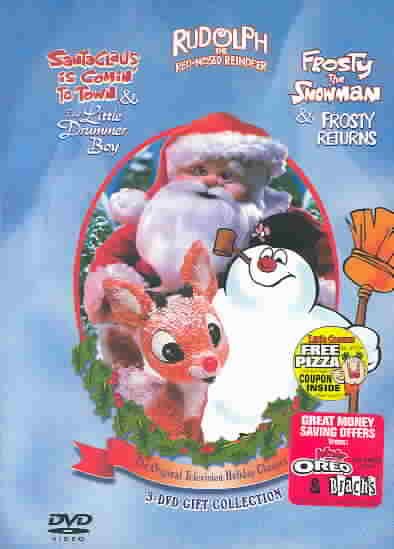 Santa Claus is Comin' to Town/The Little Drummer Boy/Rudolph the Red-Nosed Reindeer/Frosty the Snowman/Frosty Returns (3-DVD Gift Collection) cover