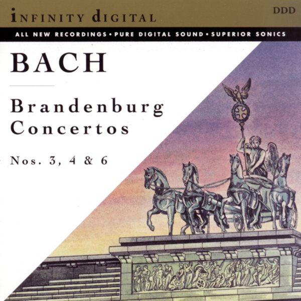 Bach: Brandenburg Concertos Nos. 3, 4 & 6 cover