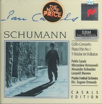 Robert Schumann: Cello Concerto/Piano Trio No. 01/5 Stucke im Volkston cover