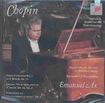 Chopin: Piano Concerto No. 11, Waltz in A Minor "Valse brillante" & Variations on "Là ci darem la mano" cover