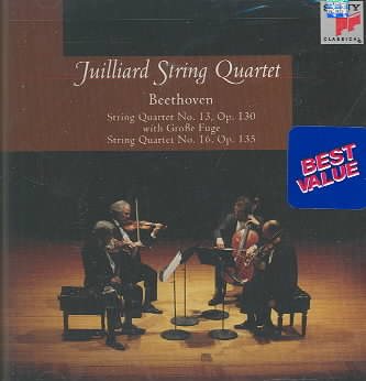 Beethoven: String Quartets Nos. 13 & 16 cover