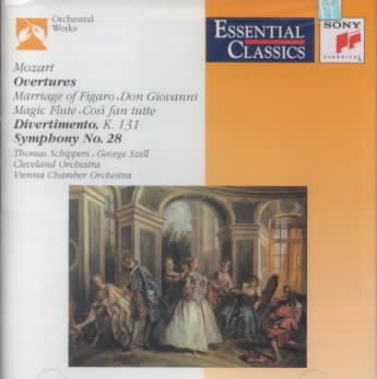 Mozart: Overtures (Essential Classics) cover